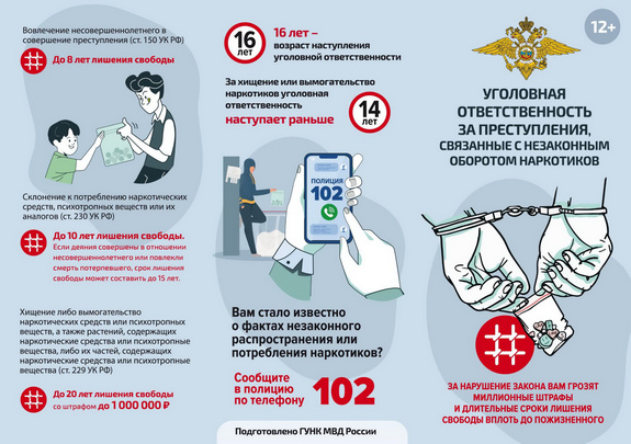 памятка УМВД по наркотикам